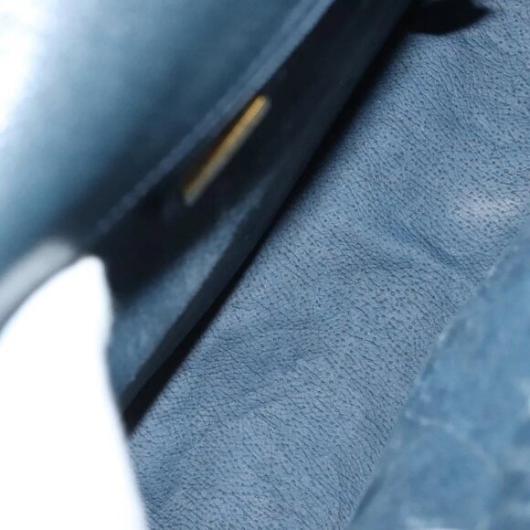 GUCCI GG Supreme Sherry Line Shoulder Bag PVC Navy Gold 001 113 0551 Auth SW1462 - Picture 12 of 16